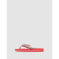 CHANCLA TOMMY HILFIGER TOMMY ESSENTIAL COMFORT SANDAL ROJO