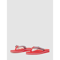 CHANCLA TOMMY HILFIGER TOMMY ESSENTIAL COMFORT SANDAL ROJO
