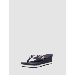 CHANCLA TOMMY HILFIGER TOMMY WEBBING H WEDGW SANDAL MARINO