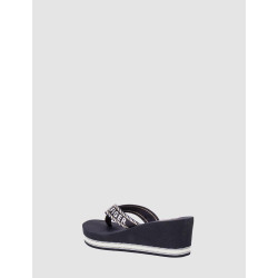 CHANCLA TOMMY HILFIGER TOMMY WEBBING H WEDGW SANDAL MARINO