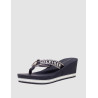 CHANCLA TOMMY HILFIGER TOMMY WEBBING H WEDGW SANDAL MARINO