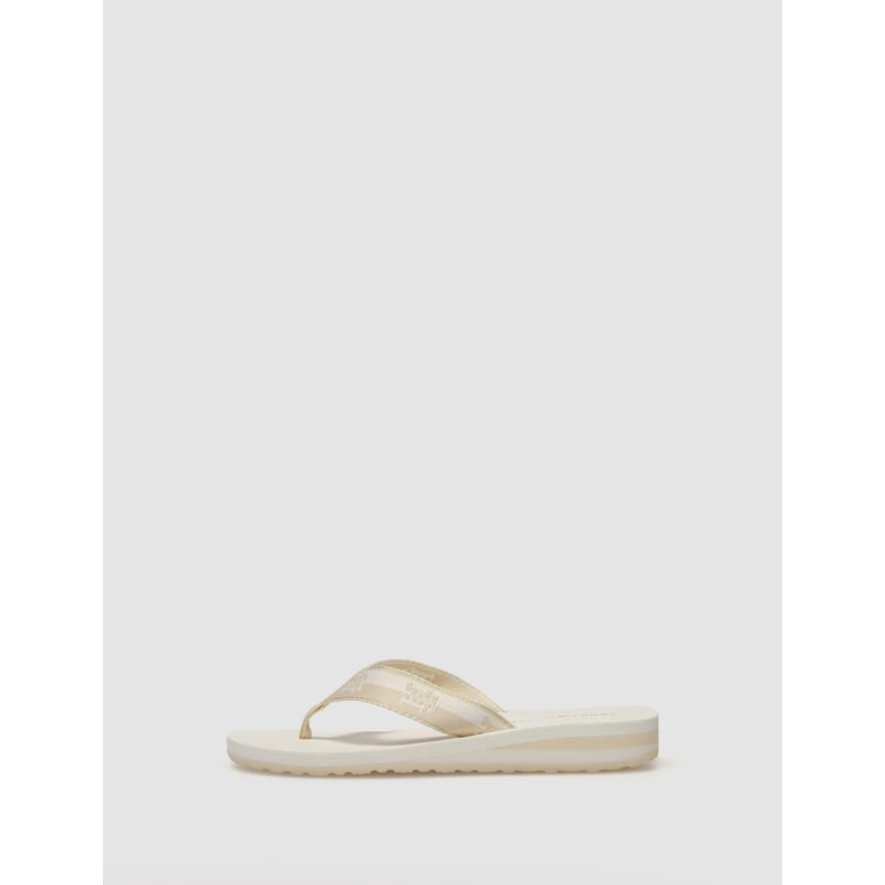 CHANCLA TOMMY HILFIGER TH COLORBLOCK WEBBING SANDAL BEIG