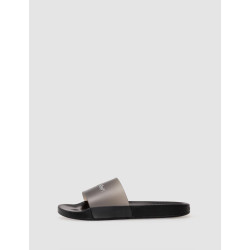 CHANCLA CALVIN KLEIN RUBBER POOL SLIDE-TRANSP NEGRO