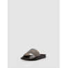 CHANCLA CALVIN KLEIN RUBBER POOL SLIDE-TRANSP NEGRO