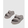 CHANCLA SKECHERS FOAMIES: ARCH FIT FOOTSTEPS - HI'NESS BEIG