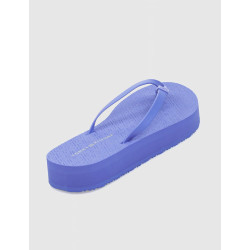 SANDALIA DE DEDO TOMMY HILFIGER MONOGRAM BEACH SANDAL AZUL