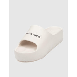 CHANCLA TOMMY HILFIGER TJW CHUNKY FLATFORM SLIDE BEIG