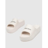 CHANCLA TOMMY HILFIGER TJW CHUNKY FLATFORM SLIDE BEIG