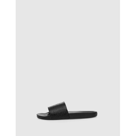 CHANCLA CALVIN KLEIN POOL SLIDE EPI MONO NEGRO