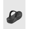 CHANCLA FITFLOP LULU CRYSTAL EMBELLISHED TOE-POST NEGRO