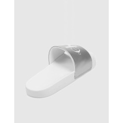 CHANCLA CALVIN KLEIN SLIDE NY PEARL BLANCO