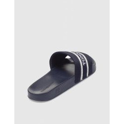 CHANCLA TOMMY HILFIGER TJW CHUNKY FLATFORM SLIDE MARINO