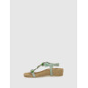 SANDALIA OBVIO SHOES LEIKO VERDE