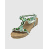 SANDALIA OBVIO SHOES LEIKO VERDE
