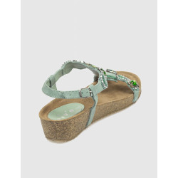 SANDALIA OBVIO SHOES LEIKO VERDE