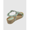 SANDALIA OBVIO SHOES LEIKO VERDE