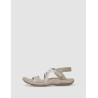 SANDALIA SKECHERS REGGAE SLIM-TAKES TWO TAUPE