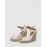 SANDALIA TOMMY HILFIGER BASIC SEERSUCKER HIGH WEDGE ROSA