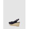 SANDALIA TOMMY HILFIGER ICONIC ELBA SLING BACK WEDGE MARINO