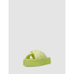 SANDALIA TOMMY HILFIGER TOMMY JEANS FLTFRM SANDAL AMARILLO