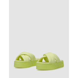 SANDALIA TOMMY HILFIGER TOMMY JEANS FLTFRM SANDAL AMARILLO