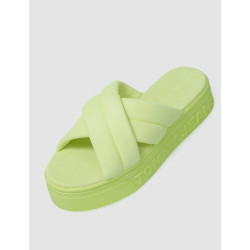 SANDALIA TOMMY HILFIGER TOMMY JEANS FLTFRM SANDAL AMARILLO