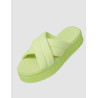 SANDALIA TOMMY HILFIGER TOMMY JEANS FLTFRM SANDAL AMARILLO