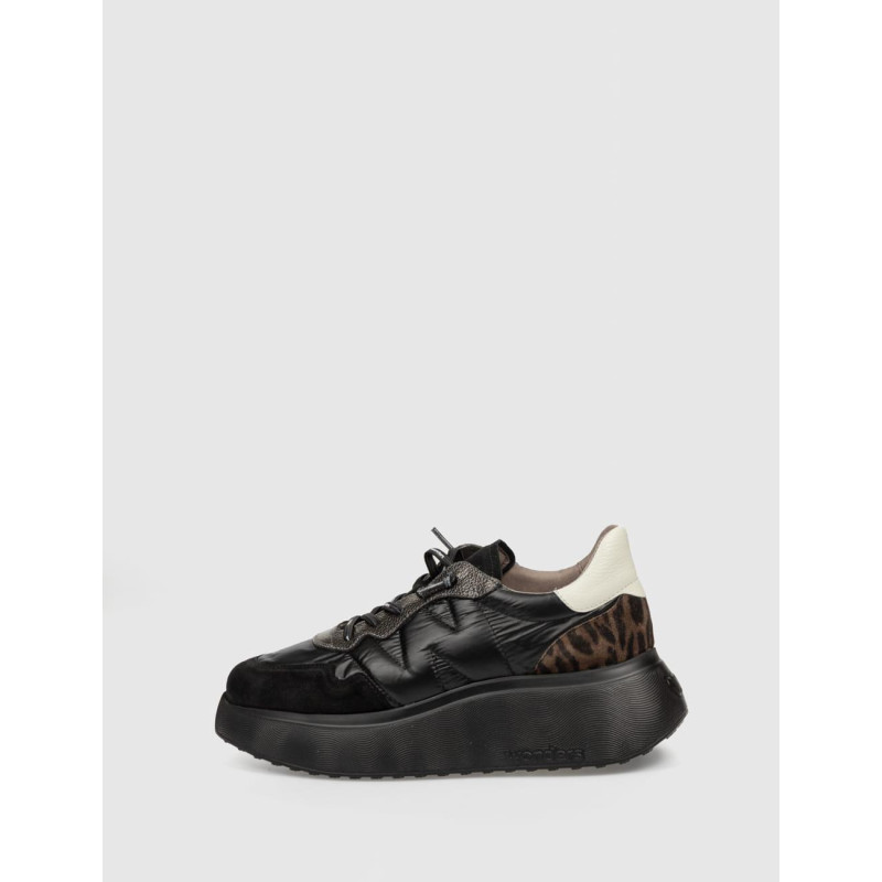 ZAPATILLA WONDERS A-3610 NEGRO