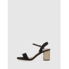 SANDALIA KAMOME TRENDS RAINA NEGRO