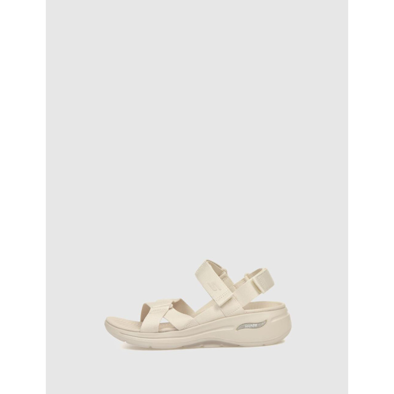 SANDALIA SKECHERS GO WALK ARCH FIT SANDAL BEIG