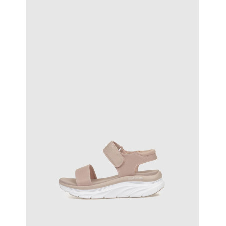 SANDALIA SKECHERS RELAXED FIT DLUX WALKER-NEW BLOCK ROSA