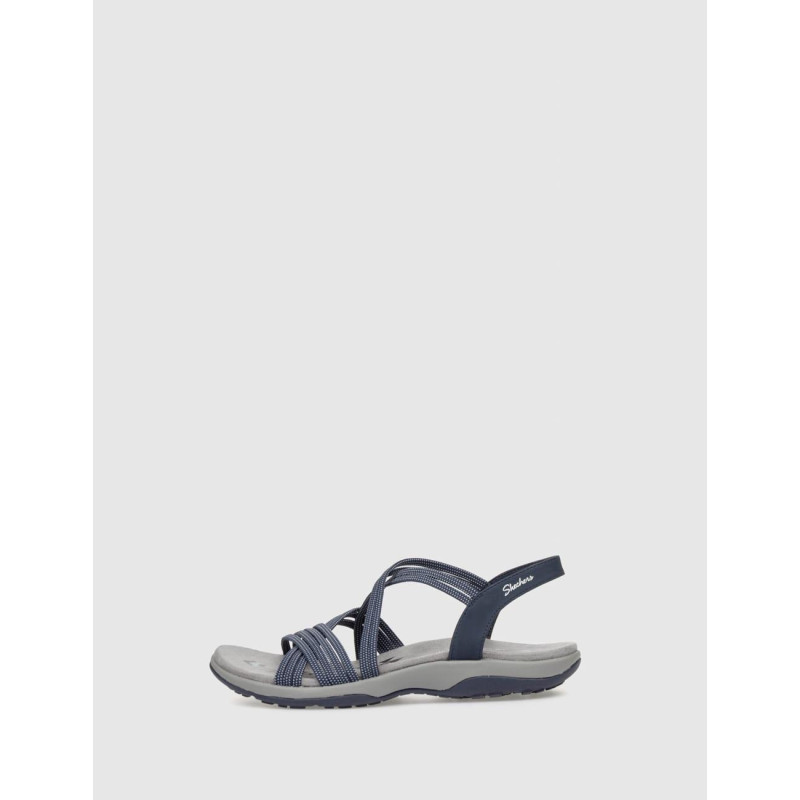 SANDALIA SKECHERS REGGAE SLIM - TURN IT UP MARINO