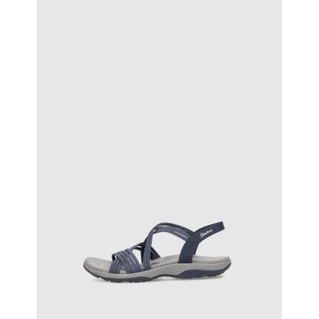 SANDALIA SKECHERS REGGAE SLIM - TURN IT UP MARINO