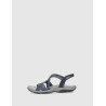 SANDALIA SKECHERS REGGAE SLIM - TURN IT UP MARINO