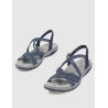 SANDALIA SKECHERS REGGAE SLIM - TURN IT UP MARINO