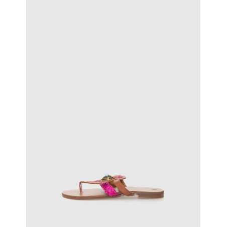 SANDALIA KAMOME TRENDS IRIS FUXIA