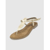 SANDALIA DE DEDO OBVIO IF4477 ORO