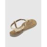 SANDALIA DE DEDO OBVIO IF4477 ORO