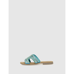SANDALIA OBVIO SHOES HANAKO TURQUESA