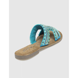 SANDALIA OBVIO SHOES HANAKO TURQUESA