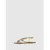 SANDALIA DE DEDO LESTROPEZIES CHOU ORO