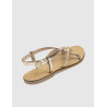 SANDALIA DE DEDO LESTROPEZIES CHOU ORO