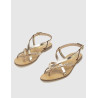 SANDALIA DE DEDO LESTROPEZIES CHOU ORO