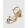 SANDALIA OBVIO SHOES LYRA PLATINO