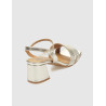 SANDALIA OBVIO SHOES LYRA PLATINO