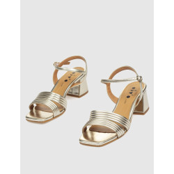 SANDALIA OBVIO SHOES LYRA PLATINO