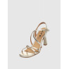 SANDALIA OBVIO SHOES EBLA PLATINO