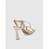 SANDALIA OBVIO SHOES EBLA PLATINO