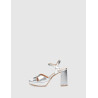 SANDALIA OBVIO SHOES KAIE PLATA