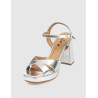 SANDALIA OBVIO SHOES KAIE PLATA